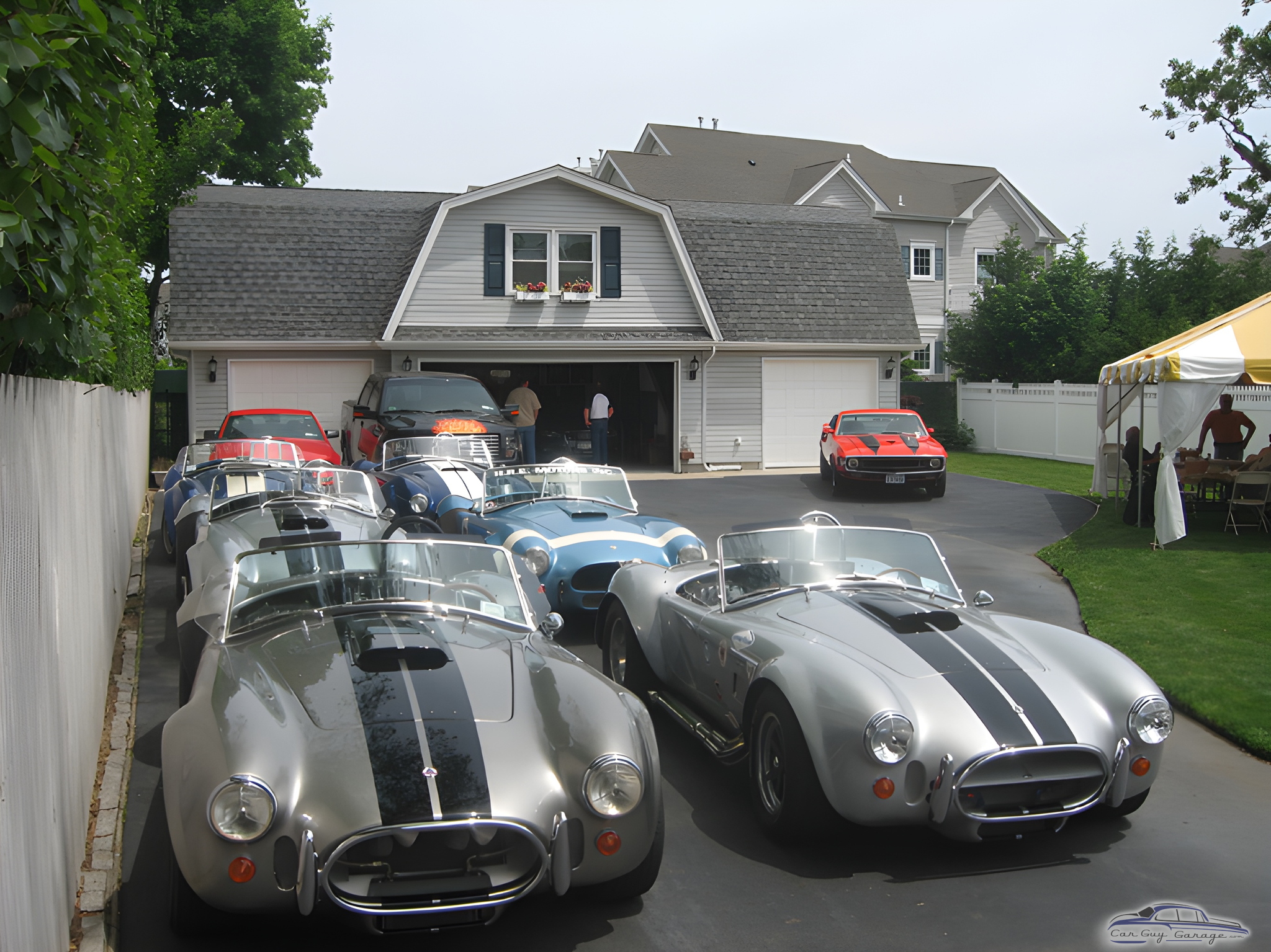 Classic Cars Displayed on Driveway in Front of Garage - Steve from Bay Shore, NY