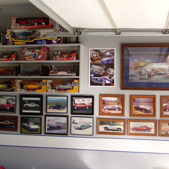 Diecast Car Models and Framed Car Photos Display - Skips from Palatine, Il