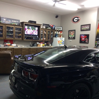 Showcase Garage with Wall Cabinets and Camaro - JB from Chatsworth, GA