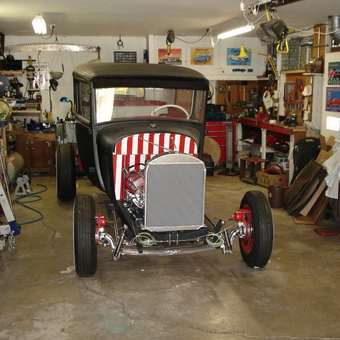 Classic Hot Rod and Organized Garage Workspace - Larry from Clarendon Hills, IL