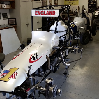 Race Car Garage with Sprint Cars and Tools - Rick from Wichita, ks