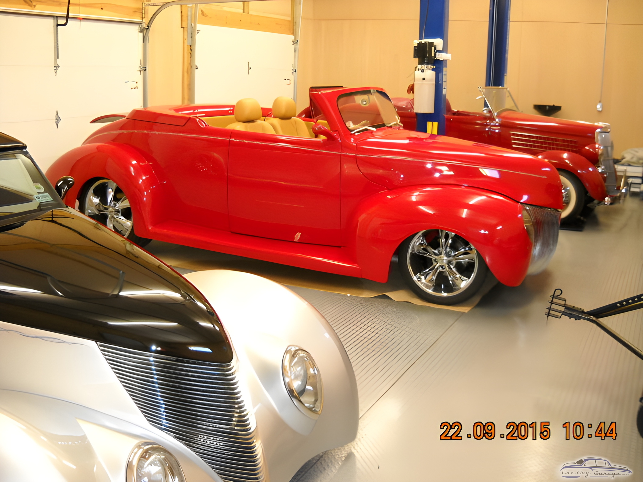 Classic Cars in Polished Garage with Car Lift - Fibbermagee from Richmond, Indiana