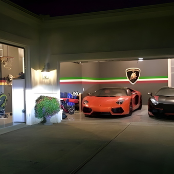 Luxury Garage With Lamborghini Decor and Sports Cars - Jim from Powell, OH