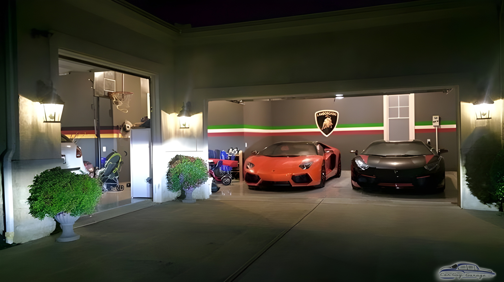 Luxury Garage With Lamborghini Decor and Sports Cars - Jim from Powell, OH