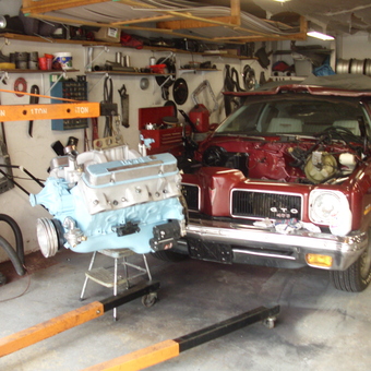 Pontiac GTO Engine Swap with Hoist and Tools - Rex from Niles, MI