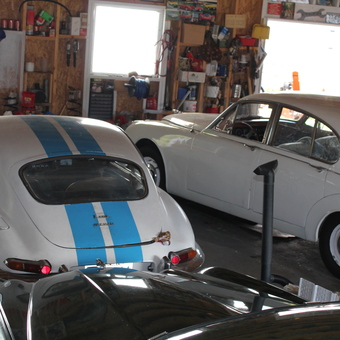 Classic Cars and Garage Tools in Organized Workspace - David from St. George's, Newfoundland and Labrador