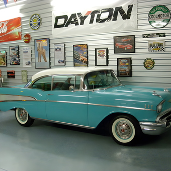 Classic Car Garage with Vintage Signs and Decor - '57 Fever from Chandler, AZ