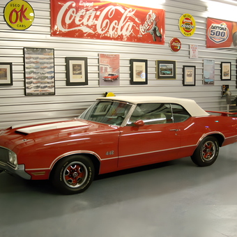 Classic Car Garage with Vintage Signs and Decor - '57 Fever from Chandler, AZ
