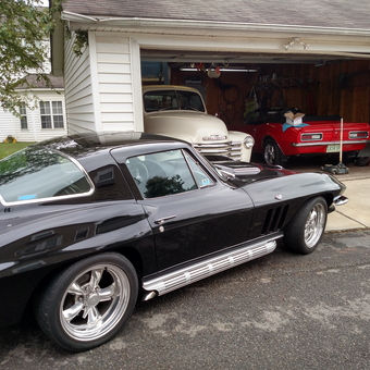 Classic Cars and Garage Tools Displayed in Open Garage - Leo from Sauquoit, NY
