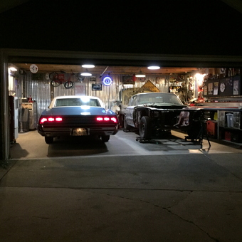 Classic Car Restoration Garage with Tools and Decor - Chuck from Wake Forest, Nc