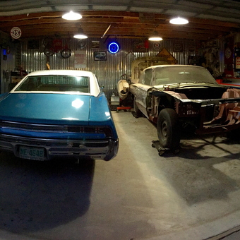 Classic Car Garage with Restoration Project and Decor - Chuck from Wake Forest, Nc