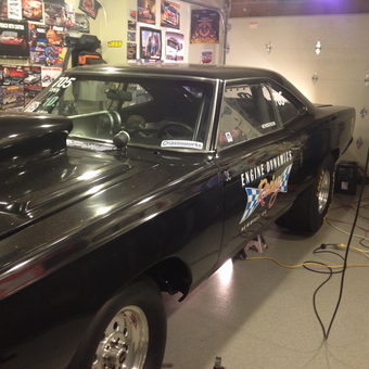 Classic Race Car in Decorated Garage - Frassett from Napa, California