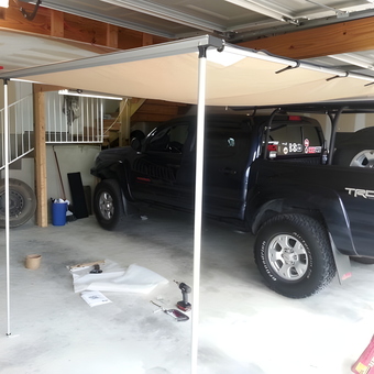 Garage With Truck, Retractable Awning, Tools - Teddy Ryler from E Northport, New York
