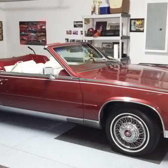 Classic Red Convertible and Garage Decor - John from Melbourne, FL