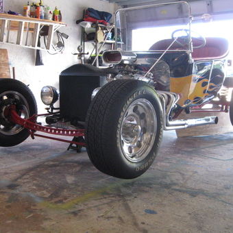 Classic Hot Rod with Flame Paint and Tools - Mr. T from Merritt Island, Fl.