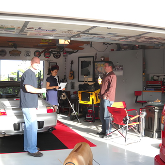 Well-Organized Garage with Classic Car and Decor - Johnny from San Diego, CA
