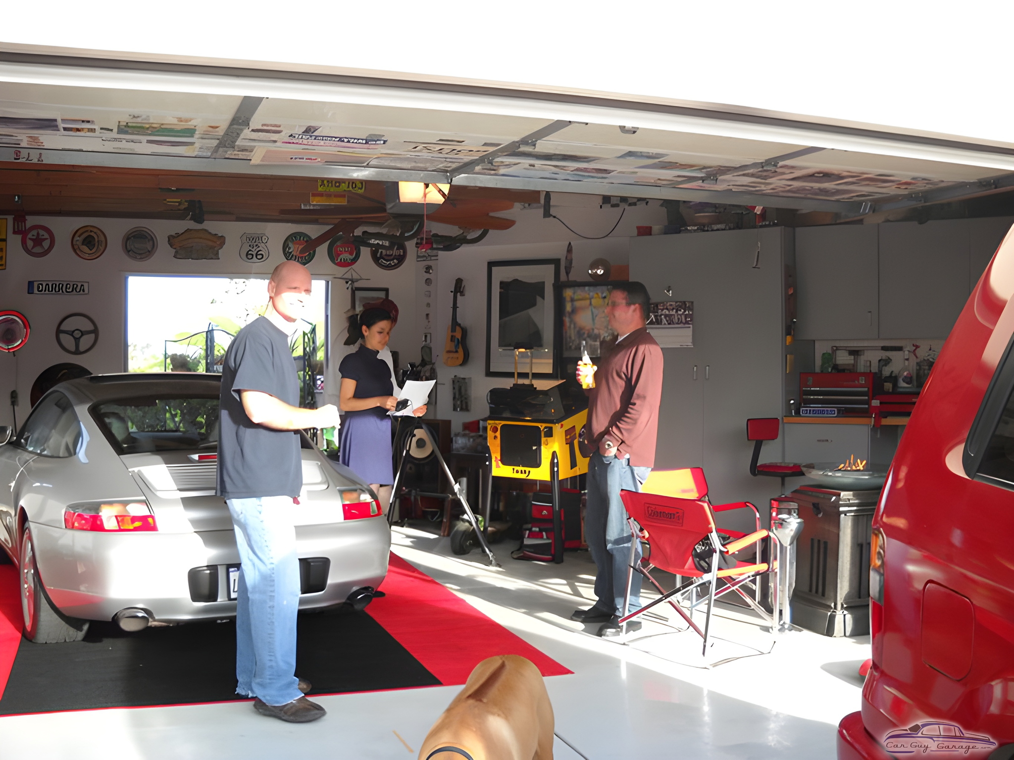Well-Organized Garage with Classic Car and Decor - Johnny from San Diego, CA