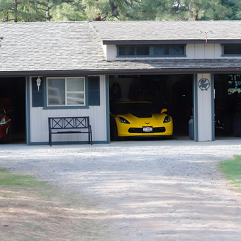 Three Car Garage With Sports Cars and Jeep - Robert from Grangeville, ID