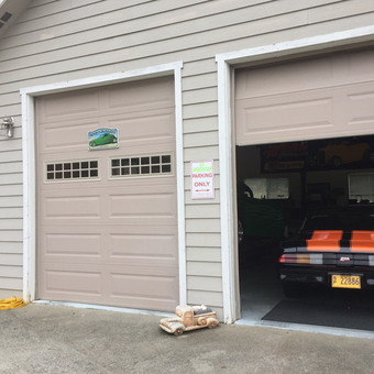 Classic car garage with custom signs and decor - Ron from Grants Pass, Oregon