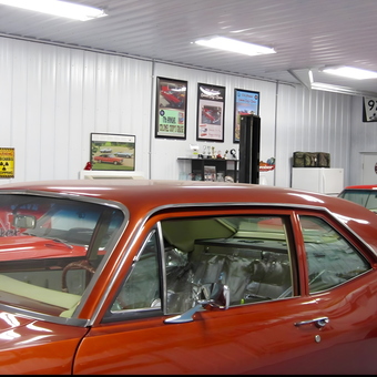 Classic Cars and Automotive Wall Art in Spacious Garage - Mike from Bridgeport, NE