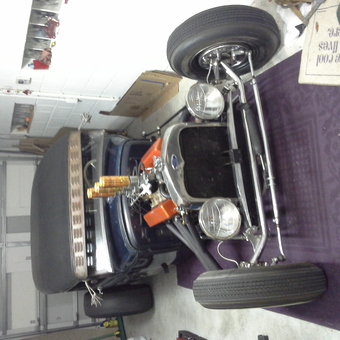 Classic Hot Rod in Garage with Tools and Lighting - Gsell from Orlando, Florida