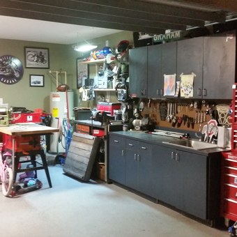 Organized Garage With Tool Chests and Cabinets - Miller's Garage from Jacksonville, Florida