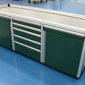 Heavy Duty Garage Workbench With Drawers and Cabinets - Anonymous