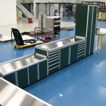 Modular Metal Garage Cabinets with Drawers and Tall Storage - Anonymous