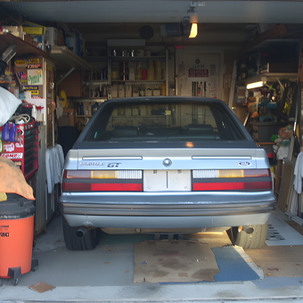 Organized Garage with Shelving, Tools, and Ford Mustang GT - Frank from Bensalem, PA