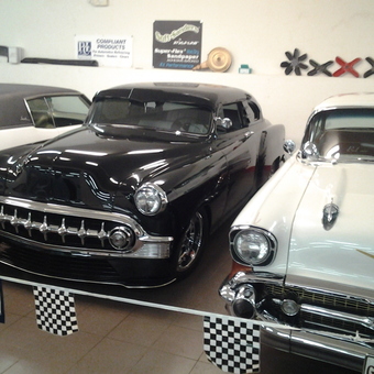 Classic Cars with Chrome Grilles and Wall Decor - CurtisCustoms.com from Elmsdale, Nova Scotia
