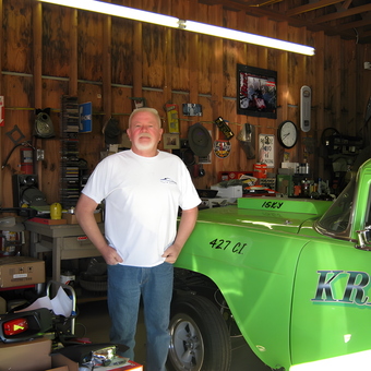 Classic Car Garage With Tools and Signs - oldcargary from Fontana, Ca
