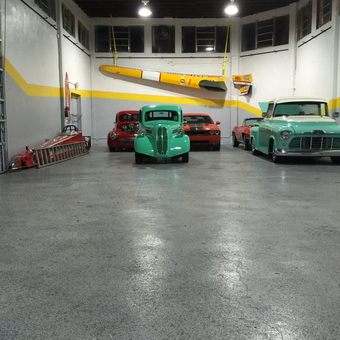 Classic Cars and Epoxy Floor Garage - Bill from North Miami Beach, FL
