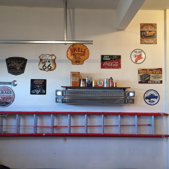 Vintage Garage Signs and Wall Decor Display - John from Fort Saskatchewan, Alberta