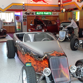 Classic Hot Rods, Neon Signs, and Garage Decor - Sparkys Hot Rod Garage from Loomis, Ca