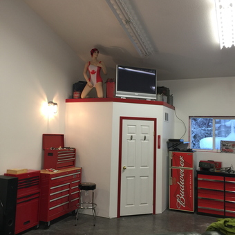 Red Tool Chests and Garage Decor - Patch from Prince George, British Columbia Canada