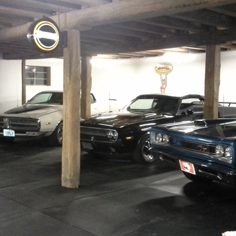 Classic Muscle Cars in Rustic Garage - Hemicanuck from CANNINGTON, ON