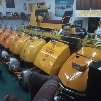 Vintage Ski-Doo Snowmobile Collection and Memorabilia - Skidooman from Orillia
