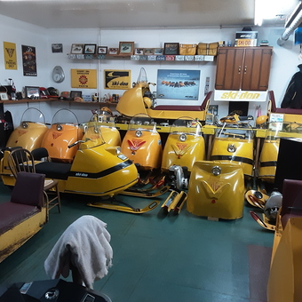 Vintage Ski-Doo Snowmobiles and Garage Decor Collection - Skidooman from Orillia