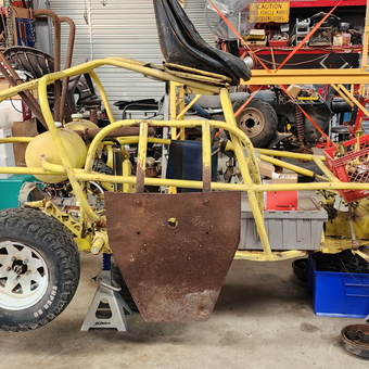 Garage Buggy Project with Tool Chests and Jack Stands - Big Red from Edgewood, TX