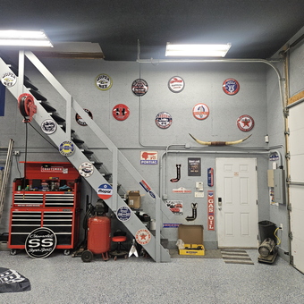 Classic Garage Wall Signs and Tool Storage - Jason from Cincinnati, OH