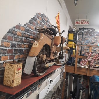 Jussi's vintage garage from Finland