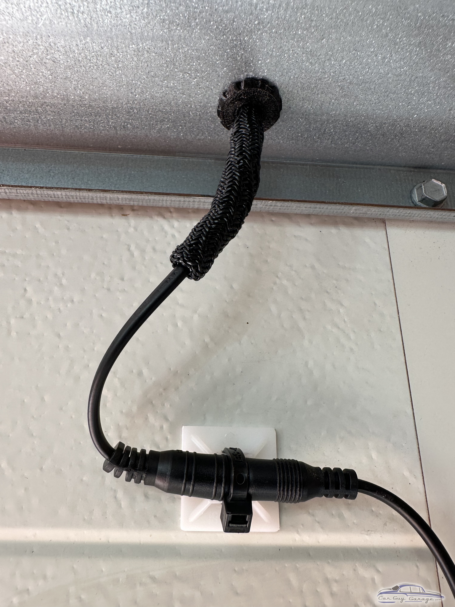 Garage Door Cable Organizer with Wire Cover and Mount