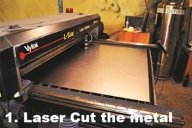 Laser Cut the metal