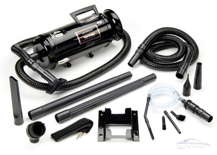 4HP Car Vacuum and Blow Dryer with 12ft hose the MetroVac VNB4AFBR