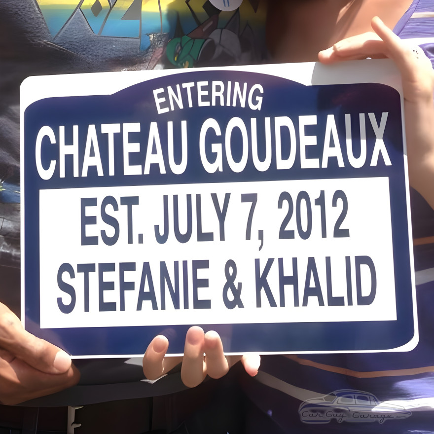Personalized Aluminum City Sign Personalized Aluminum City Sign