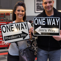 Personalized One Way Street Sign Custom Aluminum Arrow