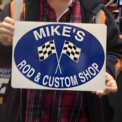 Personalized Aluminum Pit Stop Sign