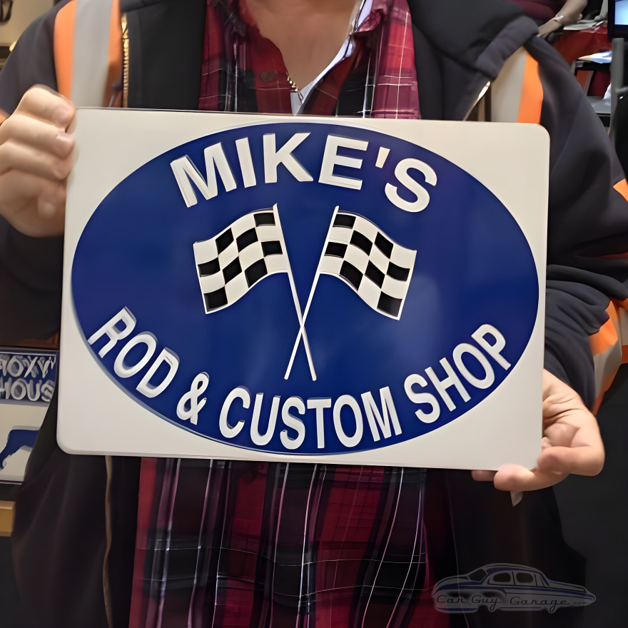 Personalized Aluminum Pit Stop Sign Personalized Aluminum Pit Stop Sign
