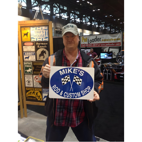 Personalized Aluminum Pit Stop Sign