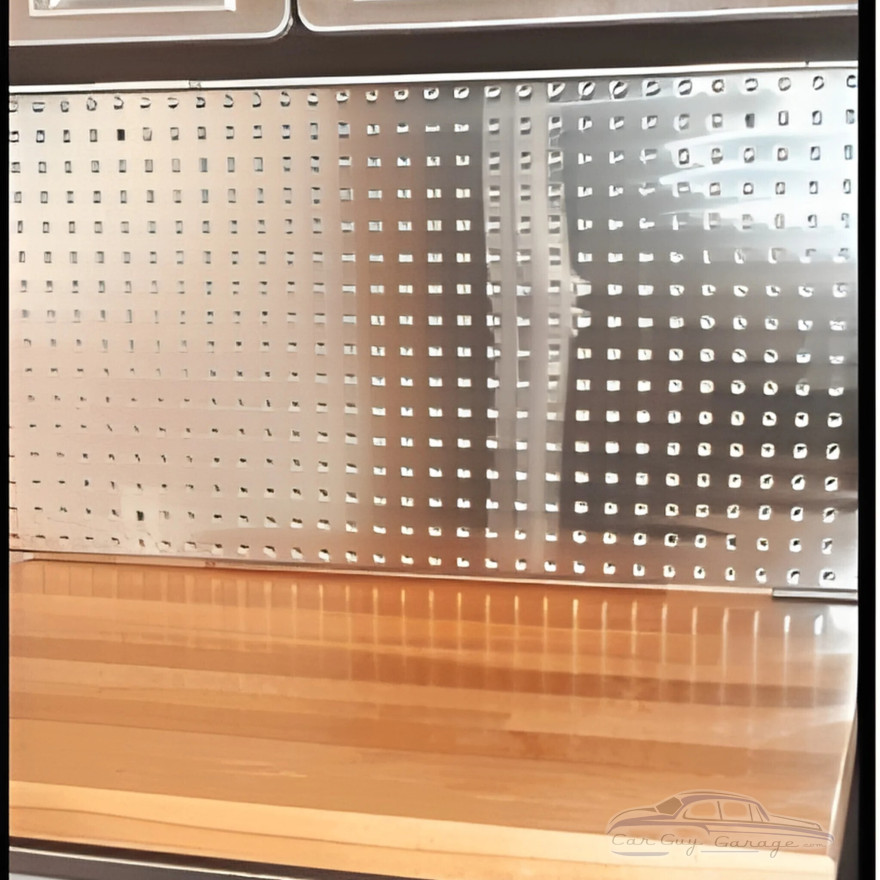 Two 16" x 32" 300 Grade Stainless Steel Pegboards Two 16" x 32" 300 Grade Stainless Steel Pegboards